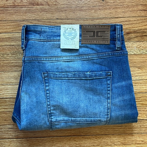 Jordan Craig Legacy Edition Jeans / Viper Blue / Skinny / Ripped / New / 40x32 - Picture 9 of 9